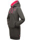 Navahoo Kirschblüte Damen Hoodie D.Grau-M.-Gr.XS