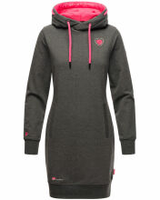 Navahoo Kirschblüte Damen Hoodie D.Grau-M.-Gr.S