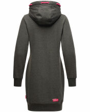 Navahoo Kirschblüte Damen Hoodie D.Grau-M.-Gr.S