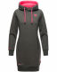 Navahoo Kirschblüte Damen Hoodie D.Grau-M.-Gr.S