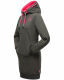 Navahoo Kirschblüte Damen Hoodie D.Grau-M.-Gr.S