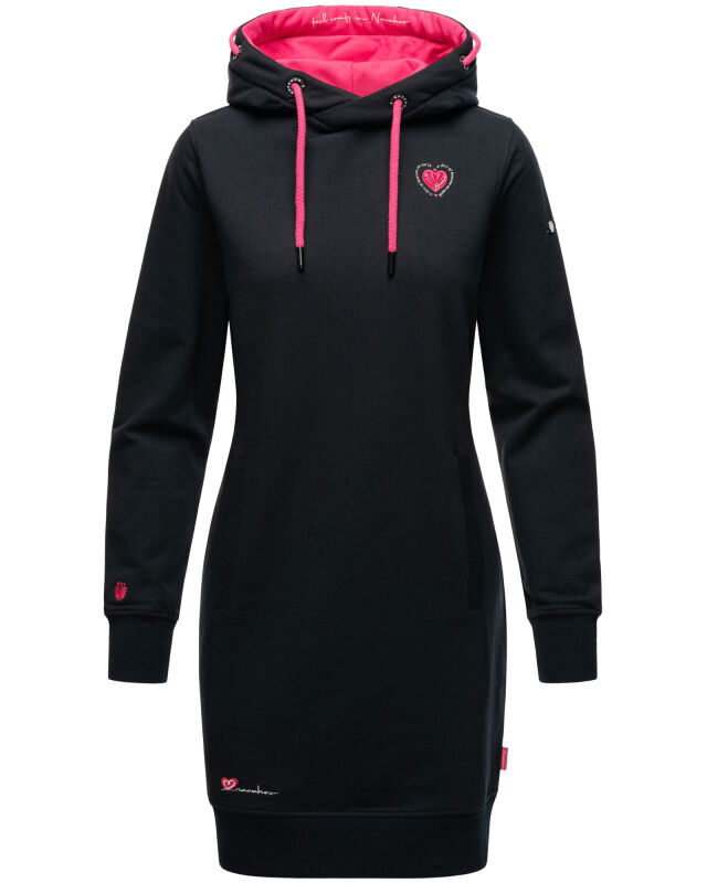 Navahoo Kirschbl&uuml;te Damen Hoodie Navy-Gr.XL