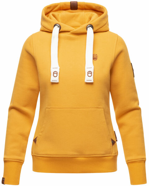 Navahoo Damlaa Damen Kapuzenpullover Sweatshirt Hoodie Gelb Größe M - Gr. 38