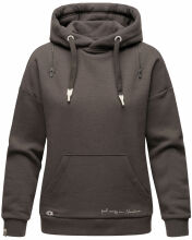 Navahoo Zuckerb&auml;rchen Damen Sweatshirt Hoodie Pullover Pulli Sweater Kapuze Dunkelgrau Gr&ouml;&szlig;e L - Gr. 40