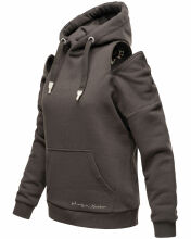 Navahoo Zuckerb&auml;rchen Damen Sweatshirt Hoodie Pullover Pulli Sweater Kapuze Dunkelgrau Gr&ouml;&szlig;e L - Gr. 40