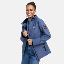 Marikoo Brombeere Damen &Uuml;bergangsjacke Fr&uuml;hlings Jacke D.-Blue-Gr.S