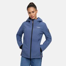 Marikoo Brombeere Damen &Uuml;bergangsjacke Fr&uuml;hlings Jacke D.-Blue-Gr.XL