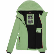 Marikoo Brombeere Damen Übergansjacke Frühlings Jacke Grün-Gr.XXL