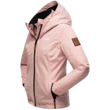 Marikoo Erdbeere Damen Übergangsjacke leicht gefüttert mit Kapuze Rosa Größe M - Gr. 38