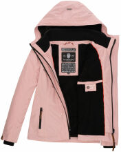 Marikoo Erdbeere Damen Übergangsjacke leicht gefüttert mit Kapuze Rosa Größe XL - Gr. 42