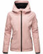 Marikoo Erdbeere Damen Übergangsjacke leicht gefüttert mit Kapuze Rosa Größe XL - Gr. 42