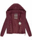 Marikoo Löwenbaby Damen Steppjacke Weinrot Größe M - Gr. 38