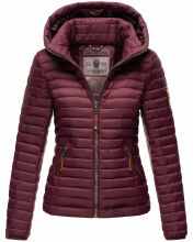 Marikoo Löwenbaby Damen Steppjacke Weinrot Größe L - Gr. 40