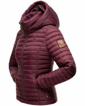 Marikoo Löwenbaby Damen Steppjacke Weinrot Größe XL - Gr. 42