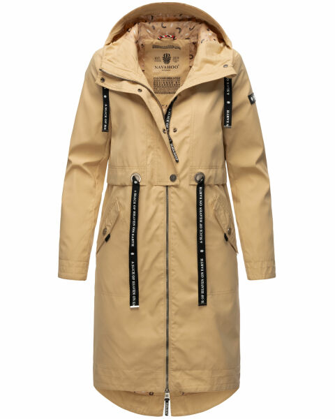 Navahoo Josinaa ladies spring jacket light coat with hood  Größe XS - Gr. 34