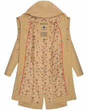 Navahoo Josinaa ladies spring jacket light coat with hood  Größe XS - Gr. 34