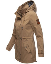 Marikoo Nyokoo Damen Herbst Fr&uuml;hling &Uuml;bergangsjacke Taupe-Gr.L