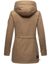Marikoo Nyokoo Damen Herbst Fr&uuml;hling &Uuml;bergangsjacke Taupe-Gr.L