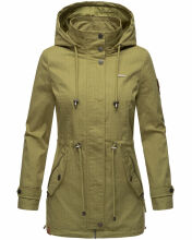 Marikoo Nyokoo Damen Herbst Frühling Übergangsjacke Grün-WP-Gr.S