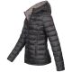 Marikoo Lucy ladies quilted jacket with hood Schwarz