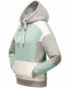 Navahoo Babykätzchen ladies blocking color hoodie sweatshirt hooded Mint-Mel-Gr.XS