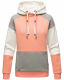 Navahoo Babykätzchen ladies blocking color hoodie sweatshirt hooded Apricot-Gr.S