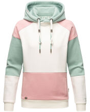 Navahoo Babykätzchen ladies blocking color hoodie sweatshirt hooded Rosa-Gr.XS