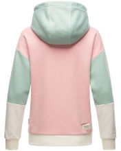 Navahoo Babykätzchen ladies blocking color hoodie sweatshirt hooded Rosa-Gr.XS