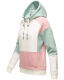 Navahoo Babykätzchen ladies blocking color hoodie sweatshirt hooded Rosa-Gr.XS