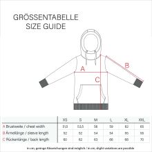 Navahoo Babyk&auml;tzchen Damen Blocking Color Hoodie Kapuzenpullover P.-Rosa-Gr.S