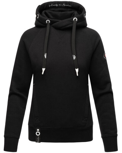 Navahoo Liebesmäuschen Damen Hoodie Schwarz-Gr.L