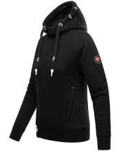 Navahoo Liebesmäuschen Damen Hoodie Schwarz-Gr.L