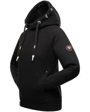 Navahoo Liebesmäuschen Damen Hoodie Schwarz-Gr.L