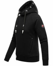 Navahoo Liebesm&auml;uschen Damen Hoodie Schwarz-Gr.XL