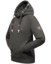 Navahoo Liebesmäuschen Damen Hoodie D.Grau-Mel-Gr.XS