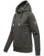 Navahoo Liebesmäuschen Damen Hoodie D.Grau-Mel-Gr.XS