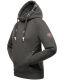 Navahoo Liebesmäuschen Damen Hoodie D.Grau-Mel-Gr.XS