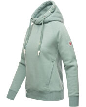 Navahoo Liebesmäuschen Damen Hoodie Mint-Mel-Gr.XS