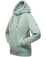 Navahoo Liebesmäuschen Damen Hoodie Mint-Mel-Gr.XS