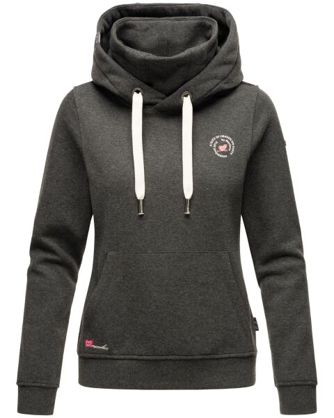 Marikoo Chihiroo Damen Hoodie Grau-Mel.-Gr.XS