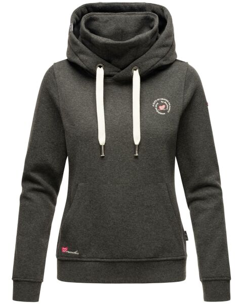 Marikoo Chihiroo Damen Hoodie Grau-Mel.-Gr.M