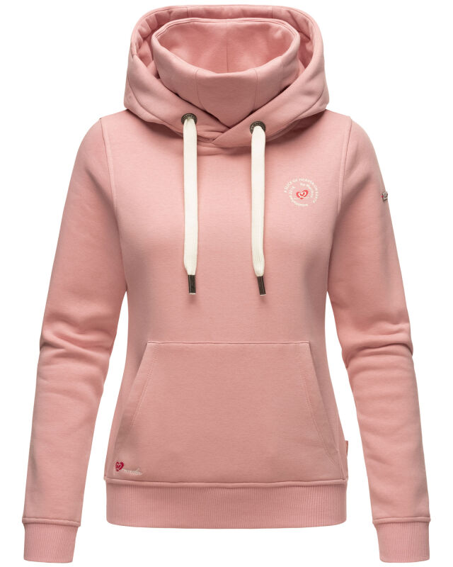 Marikoo Chihiroo Damen Hoodie Puder Rosa