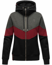 Navahoo Honigperle Damen Sweatjacke Schwarz-Gr.XS