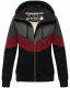 Navahoo Honigperle Damen Sweatjacke Schwarz-Gr.XS