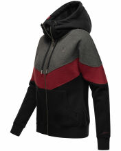 Navahoo Honigperle Damen Sweatjacke Schwarz-Gr.XL