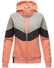 Navahoo Honigperle Damen Sweatjacke Apricot-Gr.XS