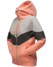 Navahoo Honigperle Damen Sweatjacke Apricot-Gr.XS