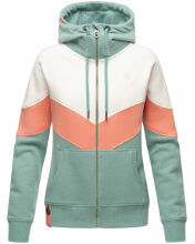 Navahoo Honigperle Damen Sweatjacke Mint-Mel.-Gr.S