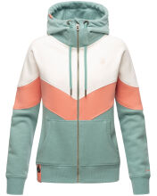 Navahoo Honigperle Damen Sweatjacke Mint-Mel.-Gr.XXL