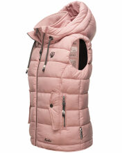 Marikoo Taisaa Damen Stepp Weste &Uuml;bergangsjacke Powder Rose Gr&ouml;&szlig;e XS - Gr. 34